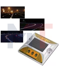 Tacha solar LED sin vástago para señalización vial