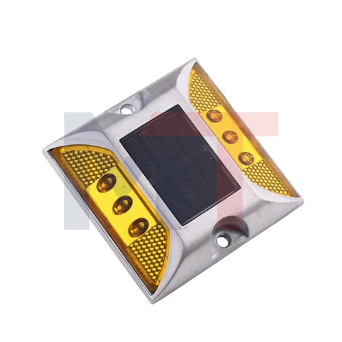 TACHA SOLAR LED AMARILLA