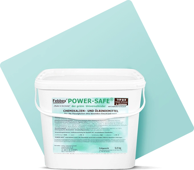 Power-Safe el aglutinante universal para liquidos peligrosos