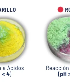 muestras del indicador de ph de power safe